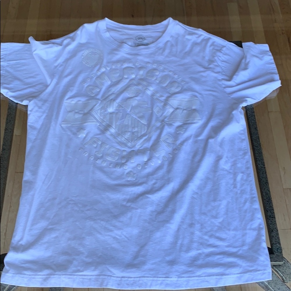 American Fighter white t-shirt